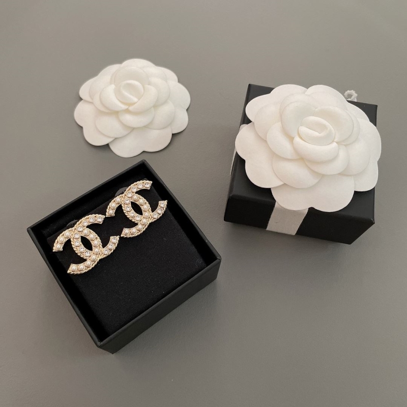 Ch*el earrings